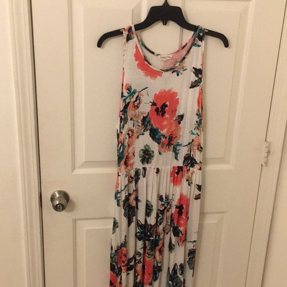 simple cotton maxi dress